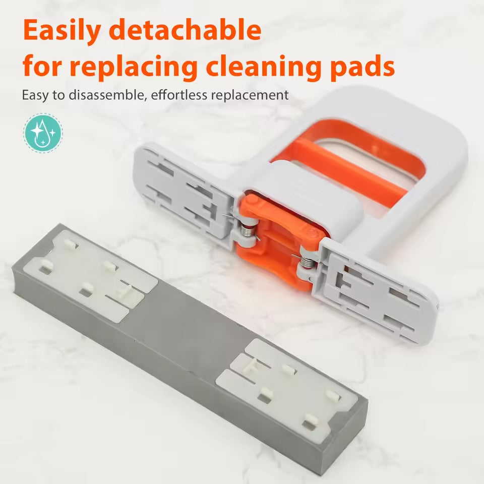 Multi-Functional Mini Mop | Retractable Wet/Dry Mop for Kitchen, Bathroom, Car | Durable Plastic | Compact & Home Cleaning Tool